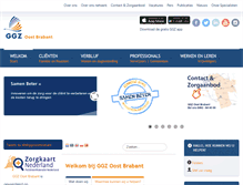 Tablet Screenshot of ggzoostbrabant.nl